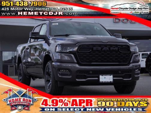 Granite Crystal Clearcoat Metallic 2026 RAM 1500 Big Horn/Lone Star