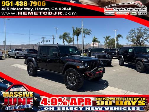 Black Clearcoat 2022 Jeep Gladiator Rubicon