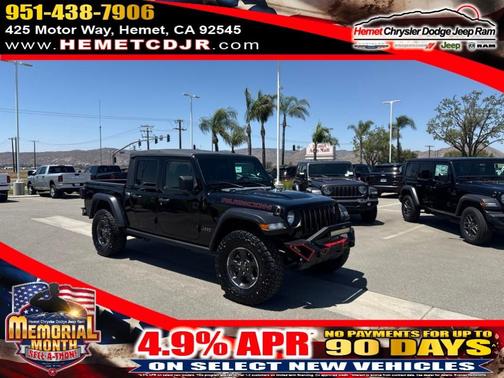 Black Clearcoat 2022 Jeep Gladiator Rubicon