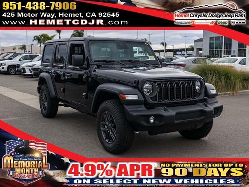 Black Clearcoat 2026 Jeep Wrangler Sport