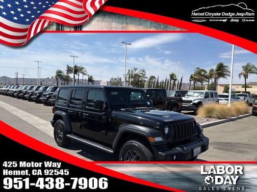 Black Clearcoat 2025 Jeep Wrangler Sport
