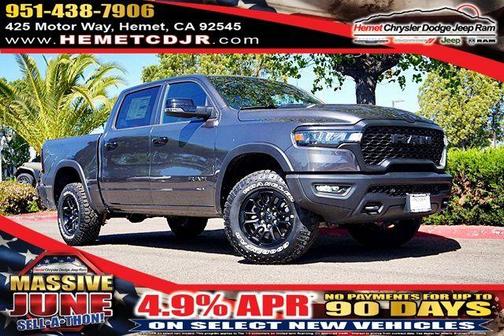 Granite Crystal Clearcoat Metallic 2026 RAM 1500 Rebel