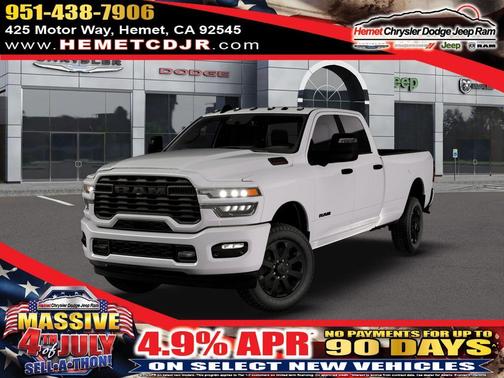 Bright White Clearcoat 2026 RAM 3500 Big Horn