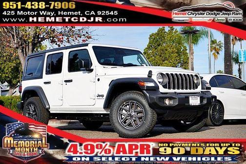 Bright White Clearcoat 2026 Jeep Wrangler Sport