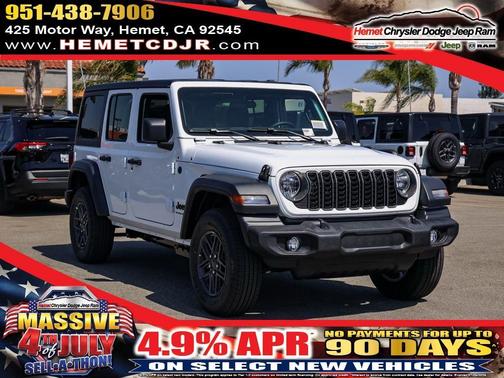 Bright White Clearcoat 2026 Jeep Wrangler Sport