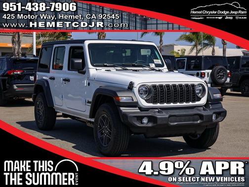 Bright White Clearcoat 2026 Jeep Wrangler Sport