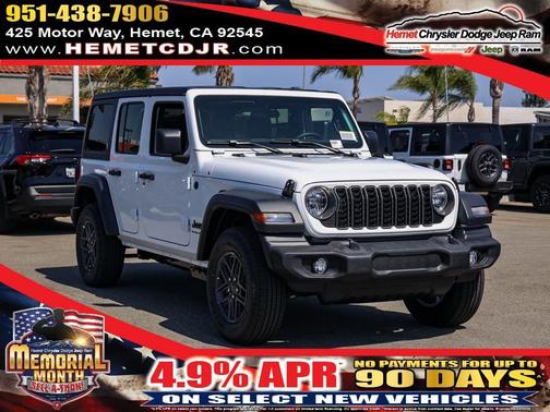 Bright White Clearcoat 2026 Jeep Wrangler Sport