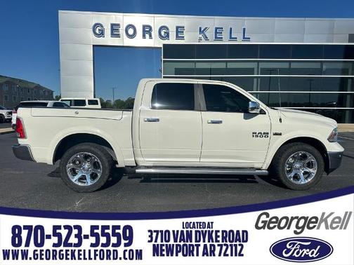 Pearl White 2017 RAM 1500 LARAMIE