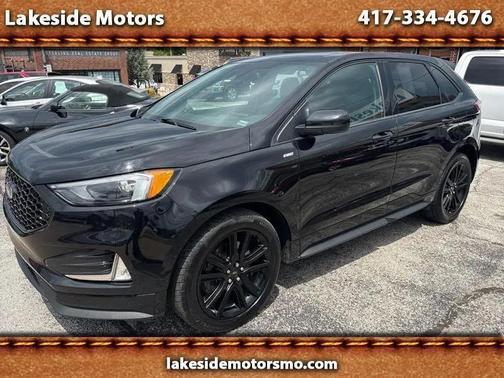 Agate Black Metallic 2023 Ford Edge ST Line