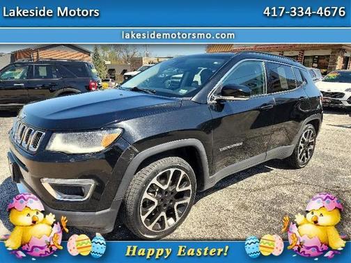 Diamond Black Crystal Pearlcoat 2021 Jeep Compass Limited