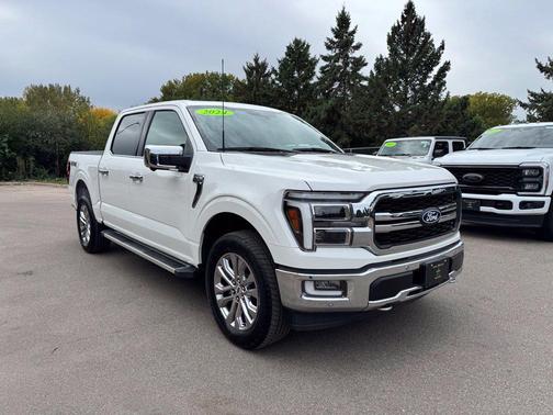 Star White Metallic Tri-Coat 2024 Ford F-150 Lariat