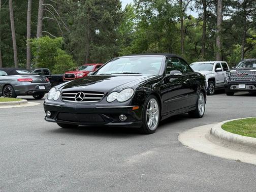Black 2009 Mercedes-Benz CLK-Class CLK 550