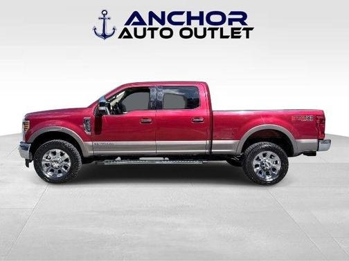 Red 2018 Ford F-350 Lariat