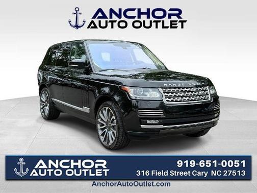 Black 2015 Land Rover Range Rover 5.0L Supercharged Autobiography