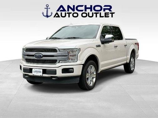 White Platinum Clearcoat Metallic 2018 Ford F-150 Platinum