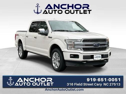 White Platinum Clearcoat Metallic 2018 Ford F-150 Platinum
