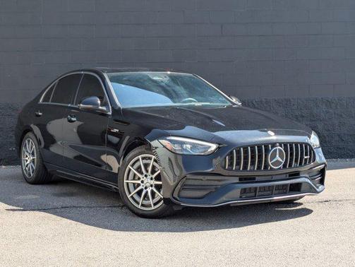 Black 2023 Mercedes-Benz AMG C 43 4MATIC