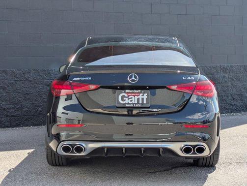 Black 2023 Mercedes-Benz AMG C 43 4MATIC