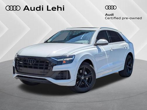 Glacier White Metallic 2022 Audi Q8 55 Premium