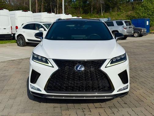 White 2022 Lexus RX 450h F SPORT Handling