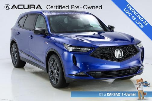 Apex Blue Pearl 2023 Acura MDX A-Spec