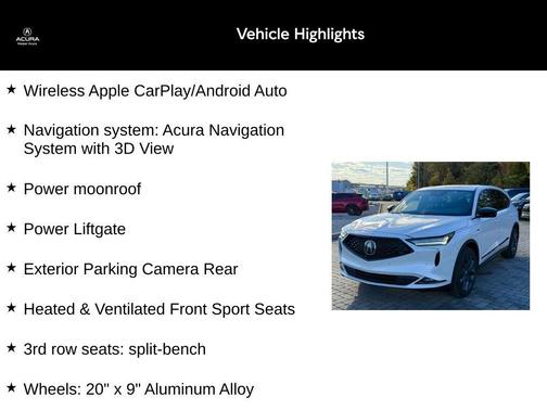2023 Acura MDX A-Spec