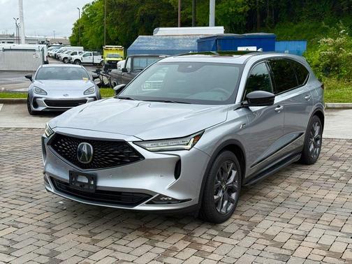 Lunar Silver Metallic 2023 Acura MDX A-Spec