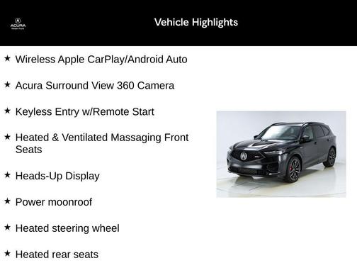 2024 Acura MDX Type S w/Advance Package