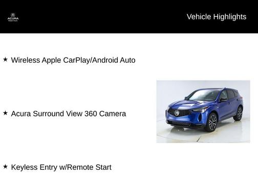 2025 Acura RDX A-Spec Advance Package