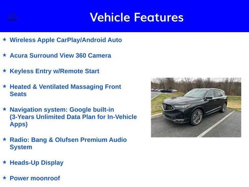 2025 Acura MDX Advance Package