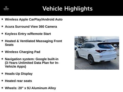 2026 Acura MDX Advance Package