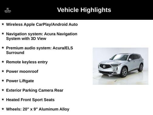 2023 Acura MDX Technology