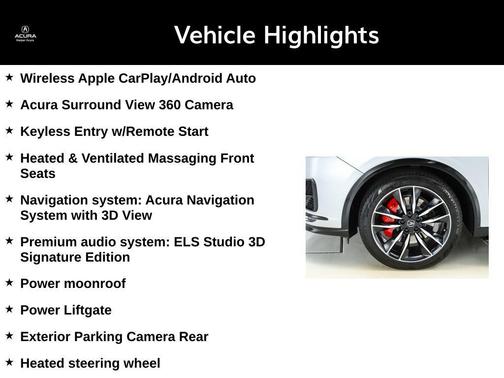 2024 Acura MDX Type S w/Advance Package