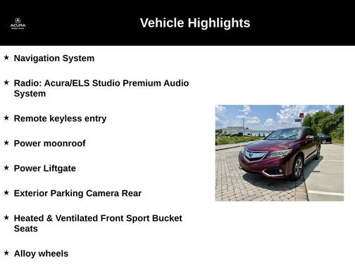 2016 Acura RDX Advance Package
