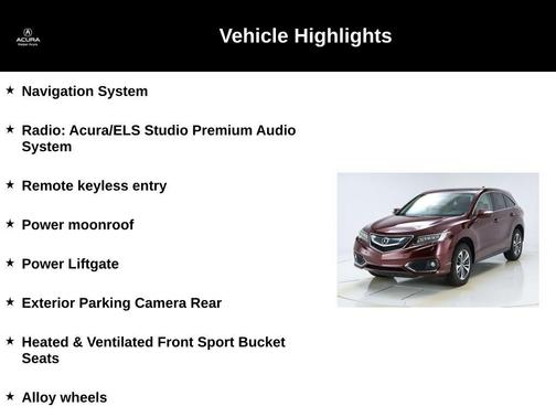 2016 Acura RDX Advance Package