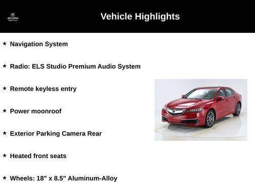 2017 Acura TLX V6 w/Technology Package
