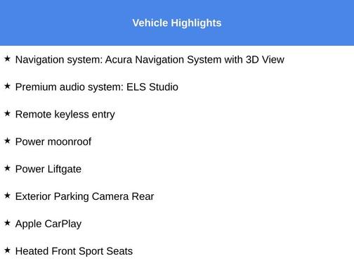 2020 Acura RDX Technology Package