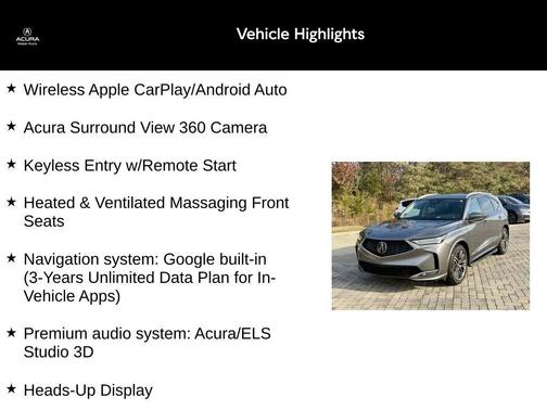2025 Acura MDX Advance Package