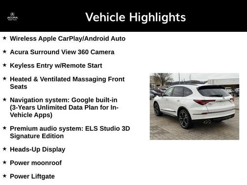 2025 Acura MDX Type S w/Advance Package