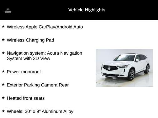 2023 Acura MDX Technology