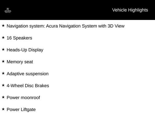 2025 Acura RDX Advance Package