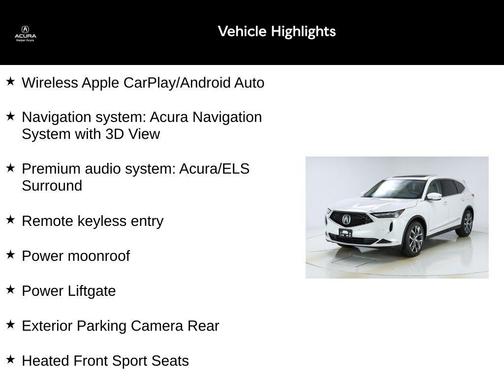 2024 Acura MDX Technology