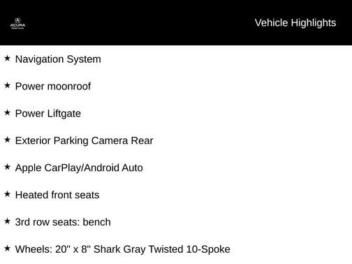 2020 Acura MDX 3.5L w/Technology Package