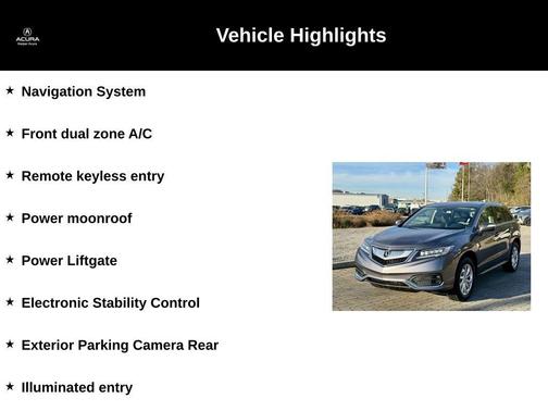 2018 Acura RDX Technology Package