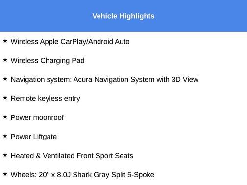 2024 Acura RDX A-Spec