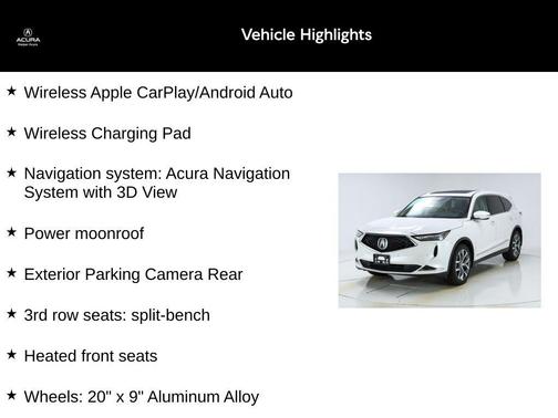 2023 Acura MDX Technology