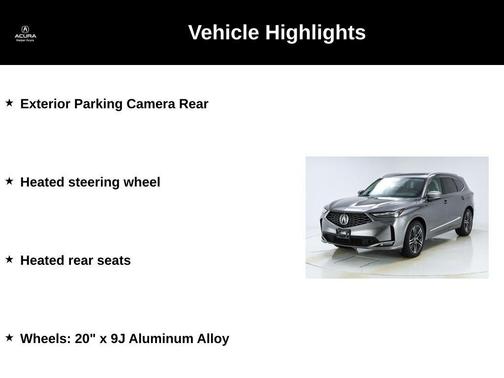 2025 Acura MDX Advance Package