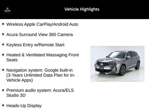 2025 Acura MDX Advance Package