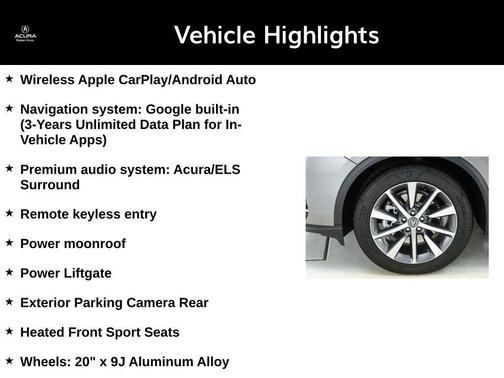 2025 Acura MDX Technology Package