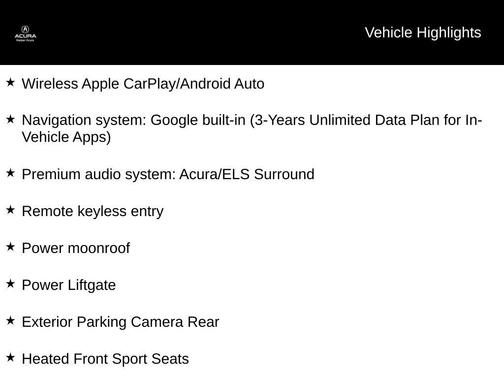 2025 Acura MDX Technology Package